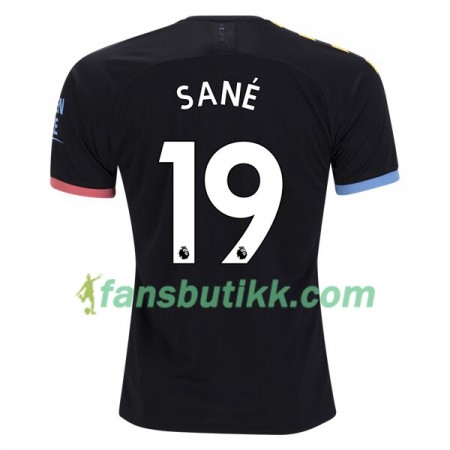 Fotballdrakt Manchester City Sane 19 Bortetrøye 2019-2020 Kortermet